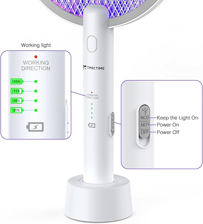 4000v 3 Layers Electric Fly Racket