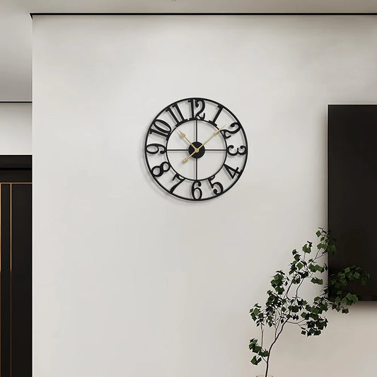34cm Metal Wall Clock