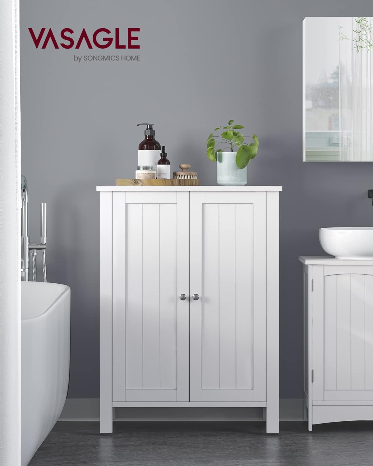 Bathroom Floor Storage Cabinet