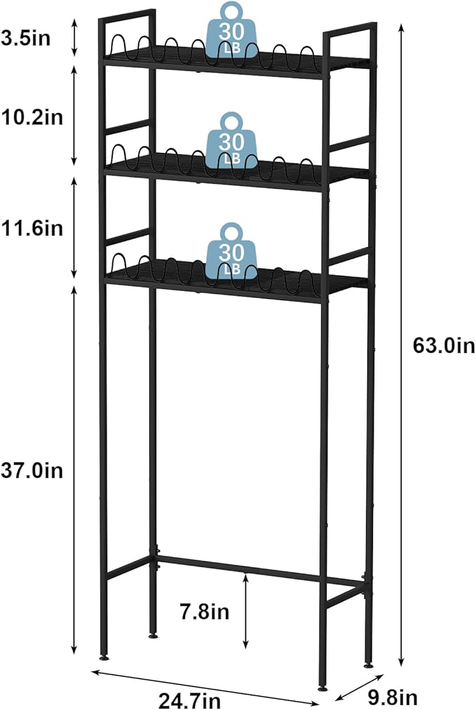 3-Tier Bathroom Organizer Shelf