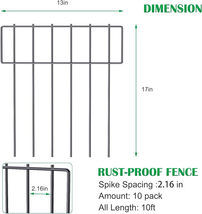 10 Pack Animal Barrier Fence