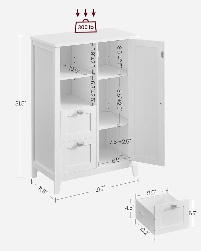 Bathroom Floor Storage Cabinet