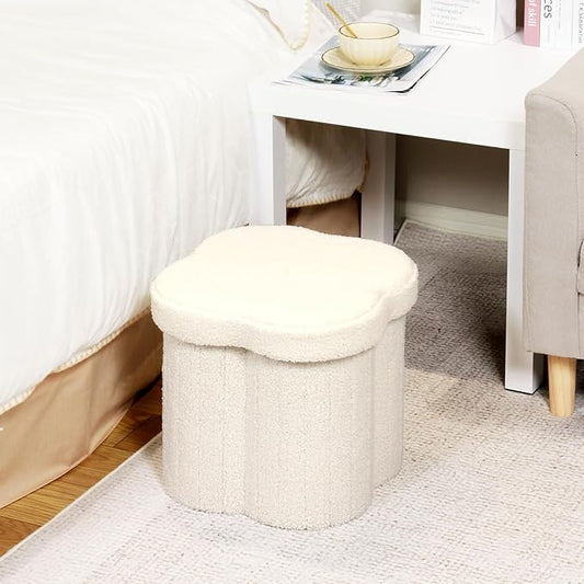 Flowers Shaped Ottoman with Storage