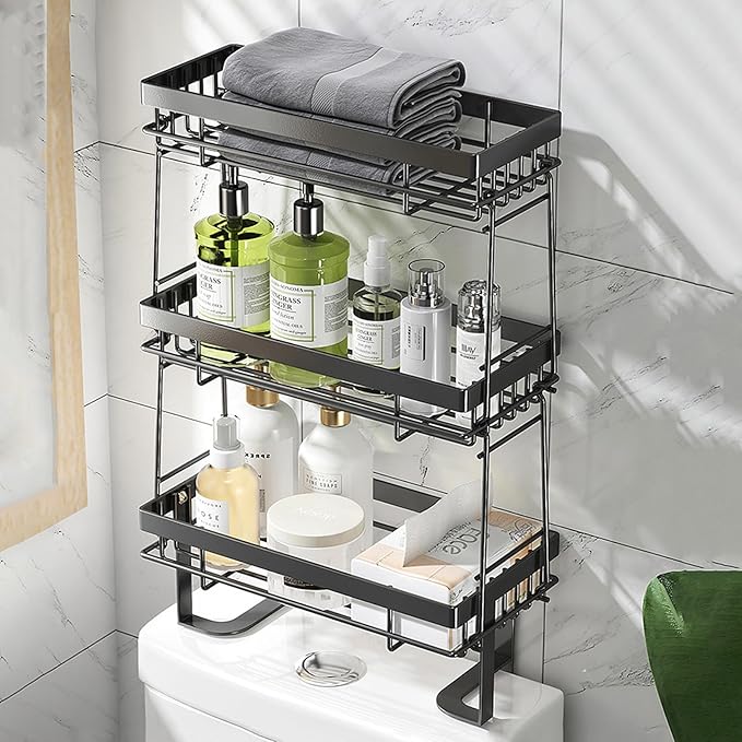 3 Tier Over The Toilet Storage Shelf