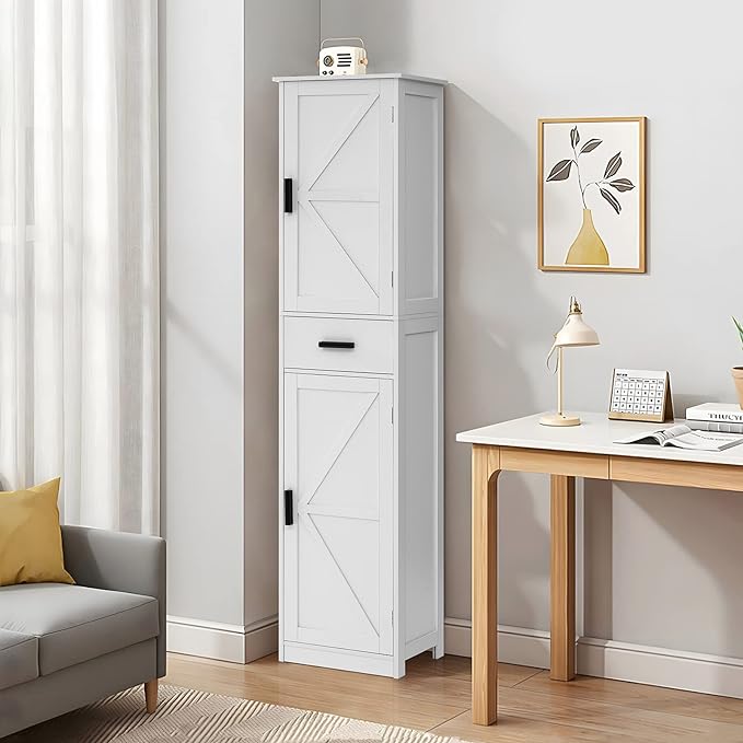 Bathroom Tall Storage Cabinet