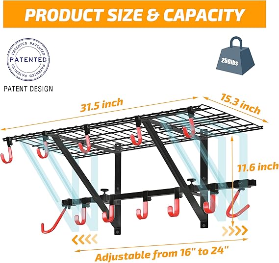 Heavy Duty Garage Wall Shelving