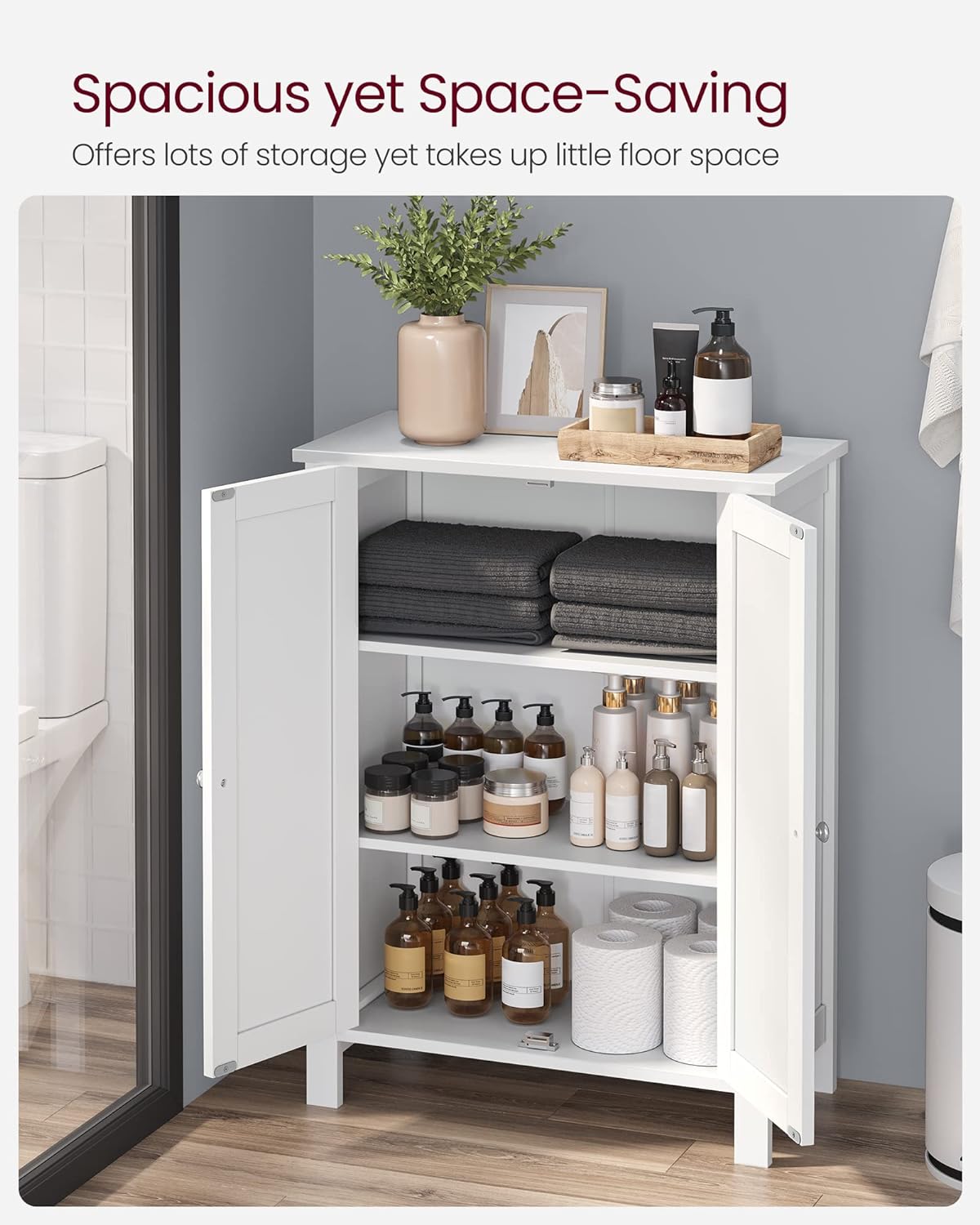 Bathroom Floor Storage Cabinet