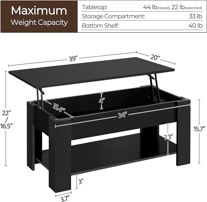 Lift Top Coffee Table