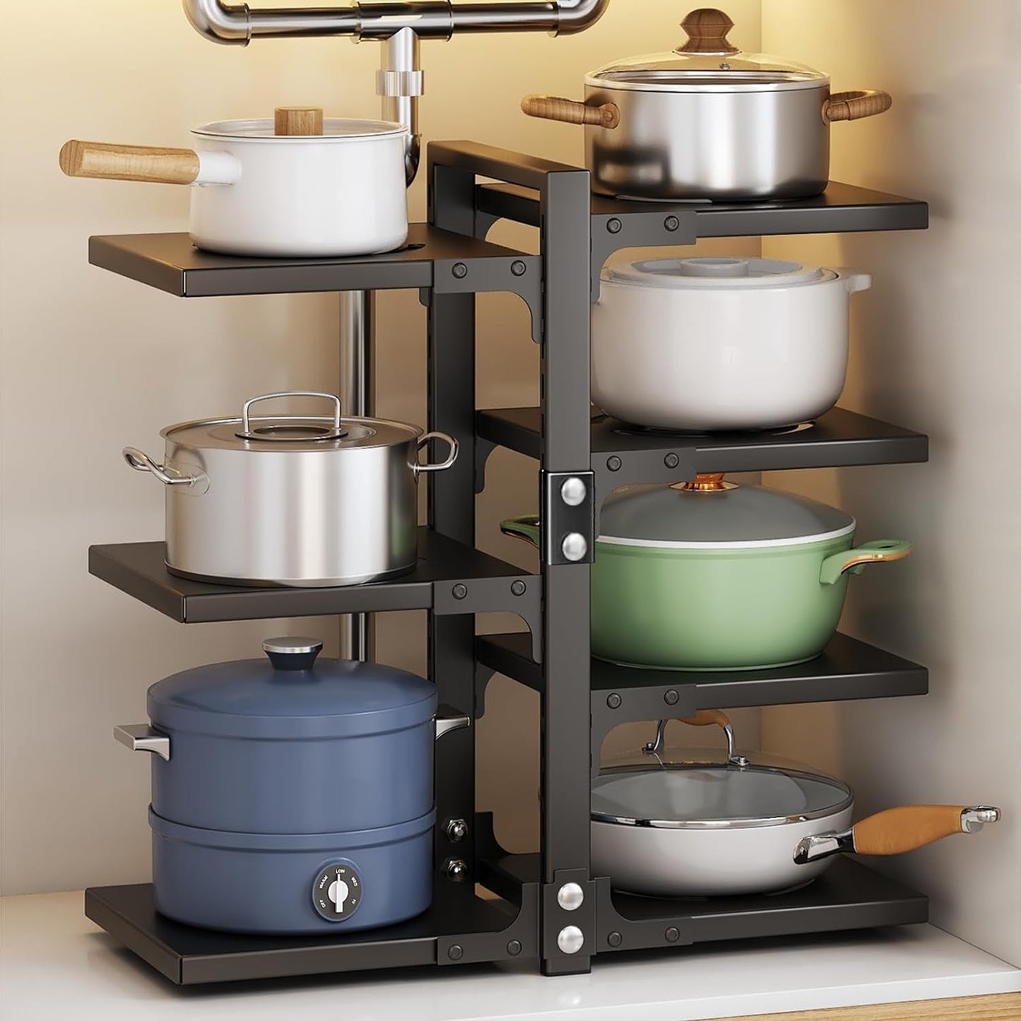 7-Tier Pan Organizer Rack