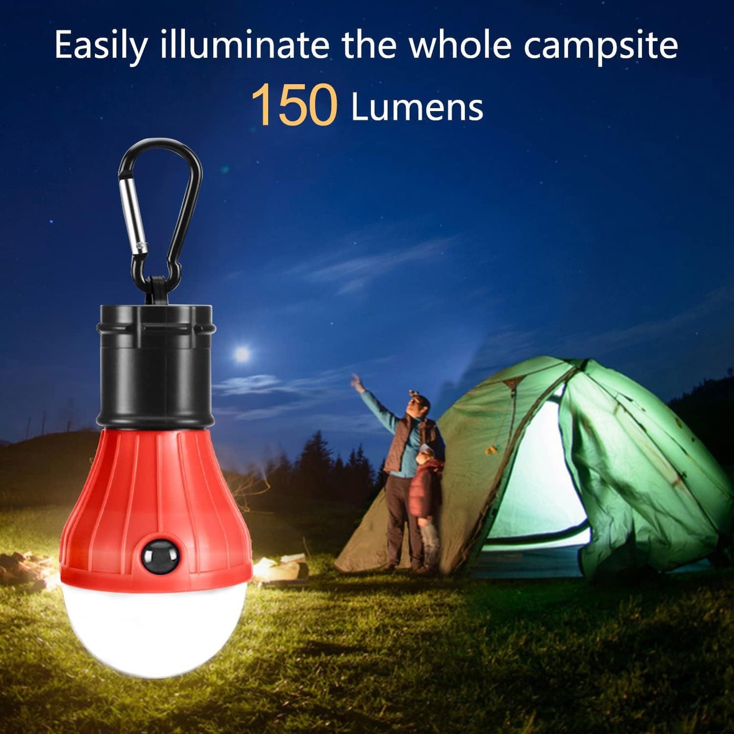 Pack Of 4 Camping Light