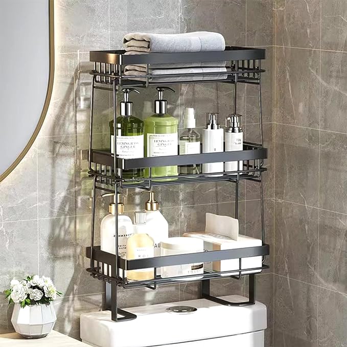 3 Tier Over The Toilet Storage Shelf