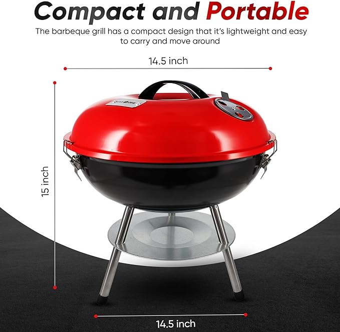 14-inch Portable Barbecue Grill