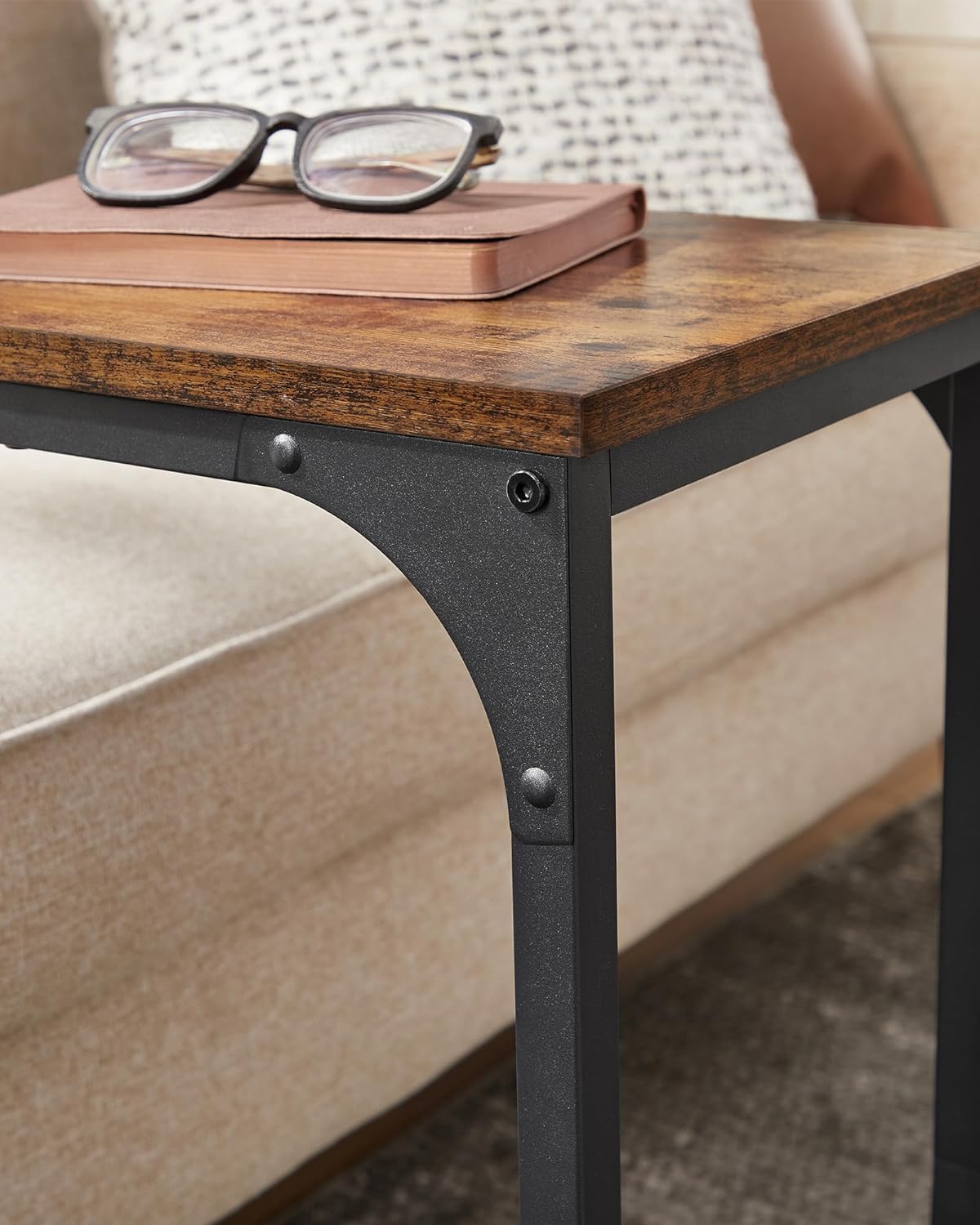 C-Shaped End Table