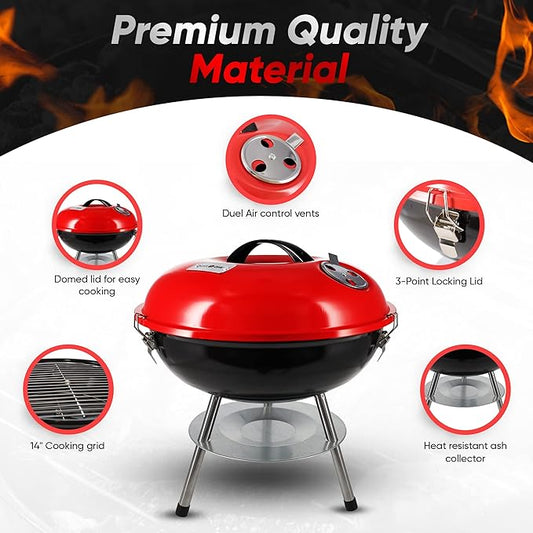 14-inch Portable Barbecue Grill