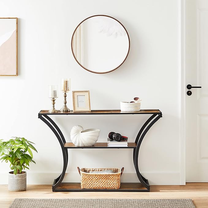 Console Table with Curved Frame