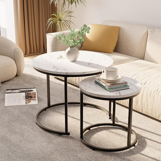 Round Nesting Coffee Table