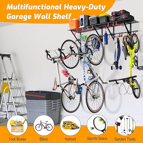 Heavy Duty Garage Wall Shelving