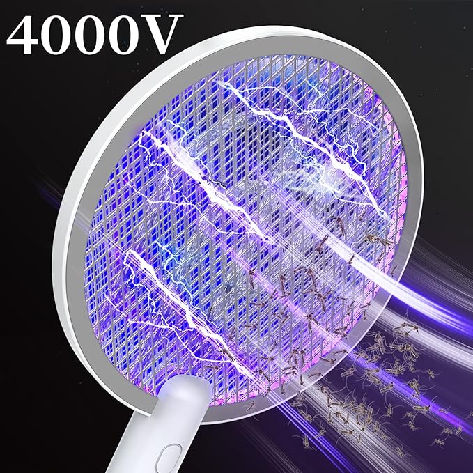 4000v 3 Layers Electric Fly Racket