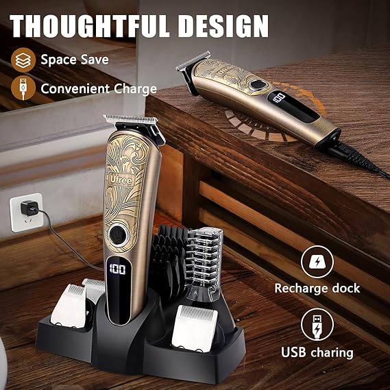 Beard Trimmer for Men with Charging Stand