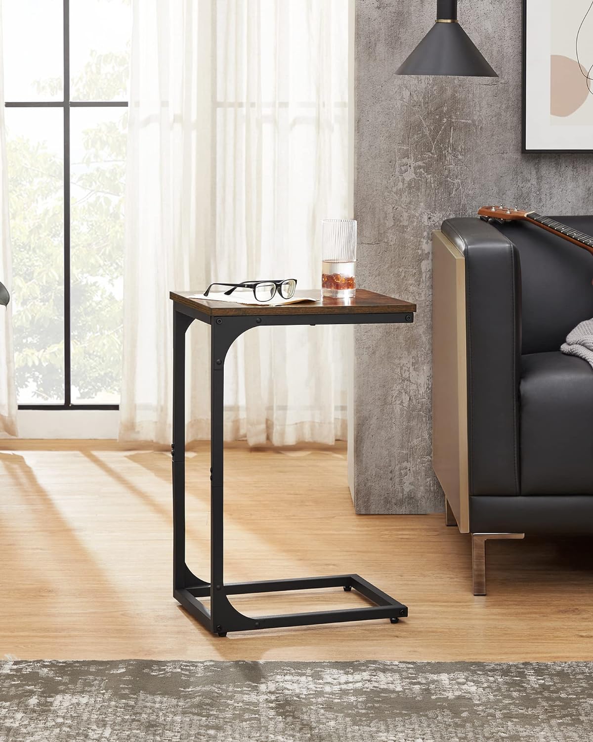 C-Shaped End Table