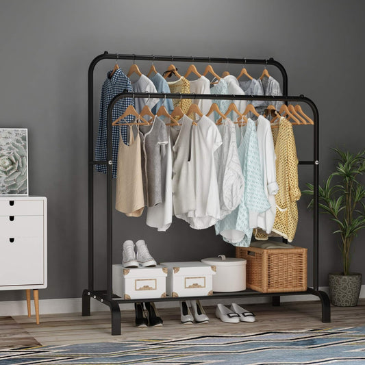 Freestanding Double Clothes Rack