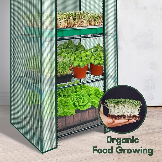 4-Tier Mini Greenhouse